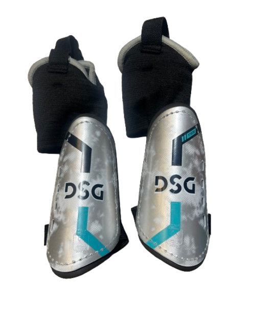 Vist Large View of Product Image Which is Used Soccer Shin Guards Youth Grey SM