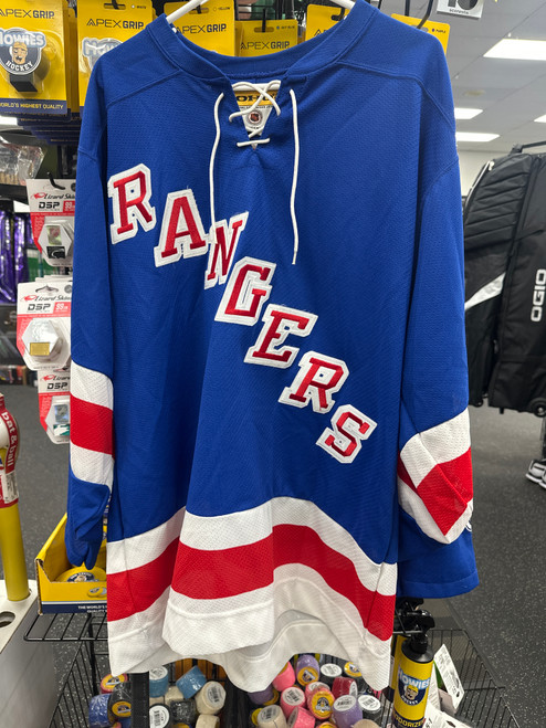 Vist Large View of Product Image Which is Used Koho NEW YORK RANGERS Hockey Jersey Royal Blue LG