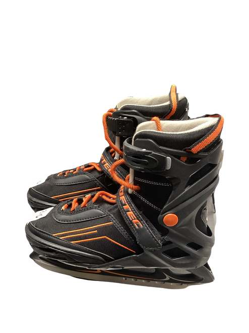 Vist Large View of Product Image Which is Used SOFTEC Boys Figure Skate Black Adjustable