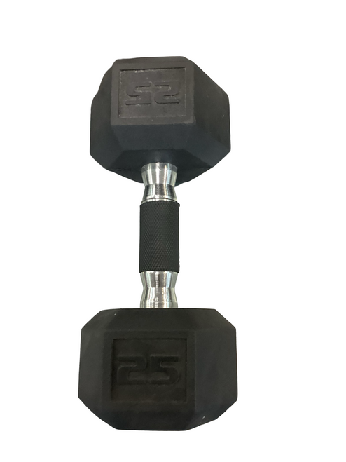 Vist Large View of Product Image Which is Used Hex Dumbbell (Each) 25 lb