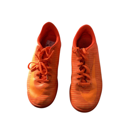 Vist Large View of Product Image Which is Used Nike Soccer Turf Shoes Neon Orange Junior 05.5
