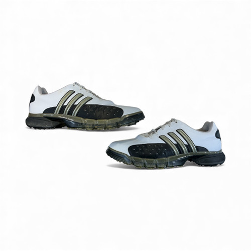 Vist Large View of Product Image Which is Used Adidas Mens Golf Shoes White Senior 10.5