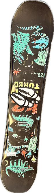 Vist Large View of Product Image Which is Used K2 TURBO Boys Snowboard Only Black 120 cm