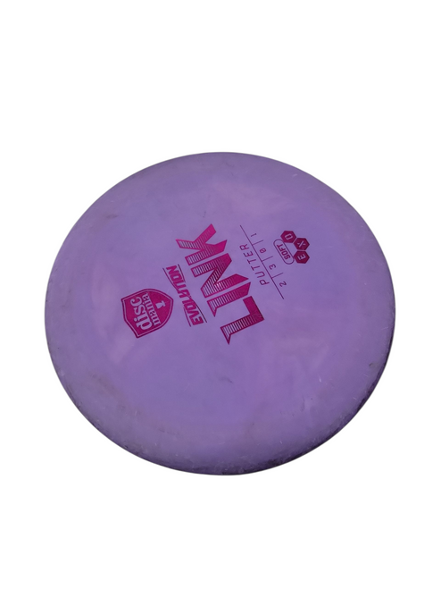Vist Large View of Product Image Which is Used Discmania LINK EXO SOFT Disc Golf Putter Purple