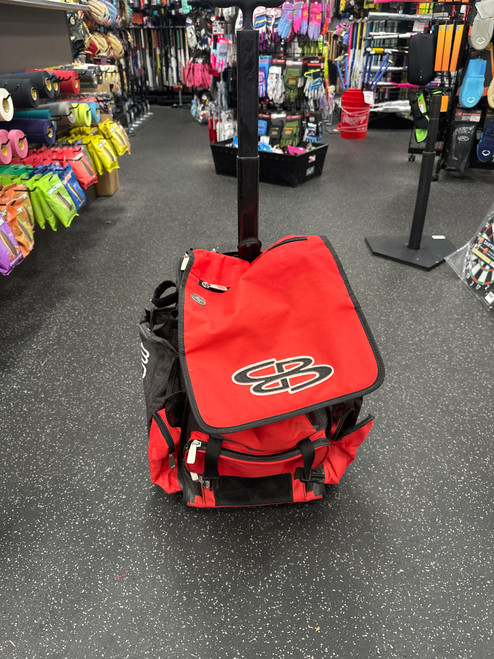 Vist Large View of Product Image Which is Used BoomBah BOOMBAH WHEELED BACKPACK BB/SB Player Wheeled Bag Red