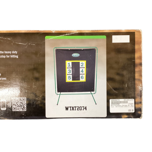 Vist Large View of Product Image Which is Used Atec PRO PITCHERS SCREEN W/ STAND Field Equipment