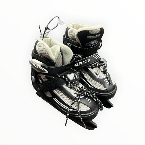 Vist Large View of Product Image Which is Used Lake Placid SUMMIT Boys Figure Skate Black Adjustable