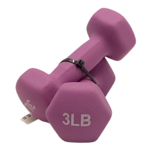 Vist Large View of Product Image Which is  Hex Dumbbell 3 lb