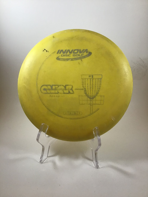Vist Large View of Product Image Which is Used Innova DX AVIAR Disc Golf Putter Yellow 150g