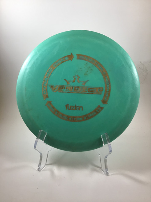 Vist Large View of Product Image Which is Used Dynamic Discs BIOFUZION VERDICT Disc Golf Mid Range Green 174g