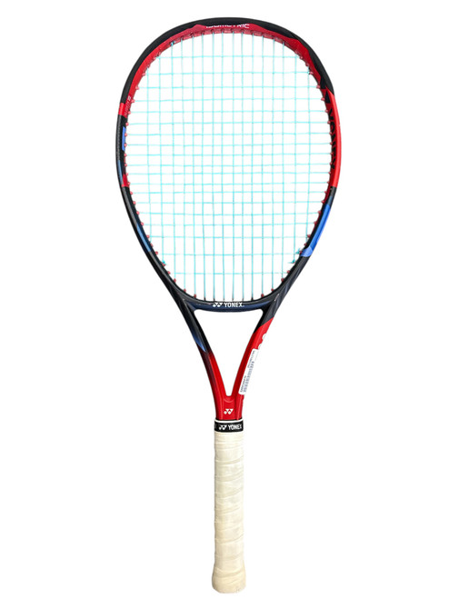 Vist Large View of Product Image Which is Used Yonex VCORE 100 Adult Tennis Racquet Red 4 1/4"