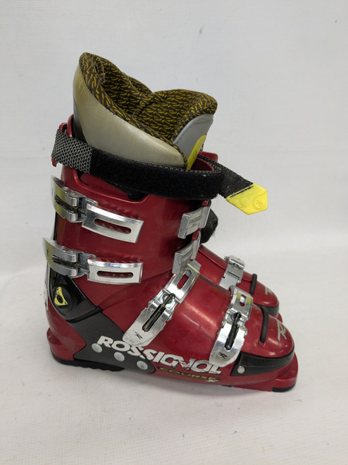 Vist Large View of Product Image Which is Used Rossignol COURSE X Womens DH Ski Boot Red 265 MP - M08.5 - W09.5