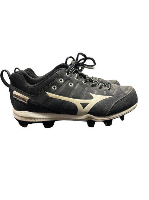 Vist Large View of Product Image Which is Used Mizuno BB/SB Cleats Black Youth 06.5
