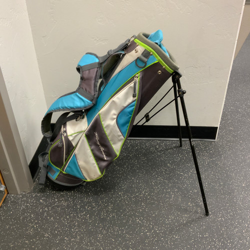 Vist Large View of Product Image Which is Used Tommy Armour Jr Stand Bag Royal Blue