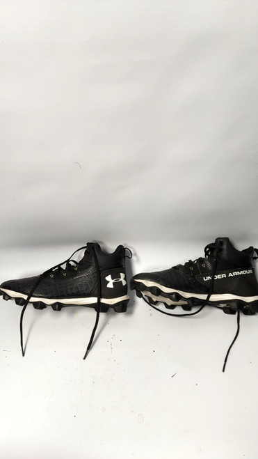 Vist Large View of Product Image Which is Used Under Armour Adult FB Cleats Black Senior 9.5