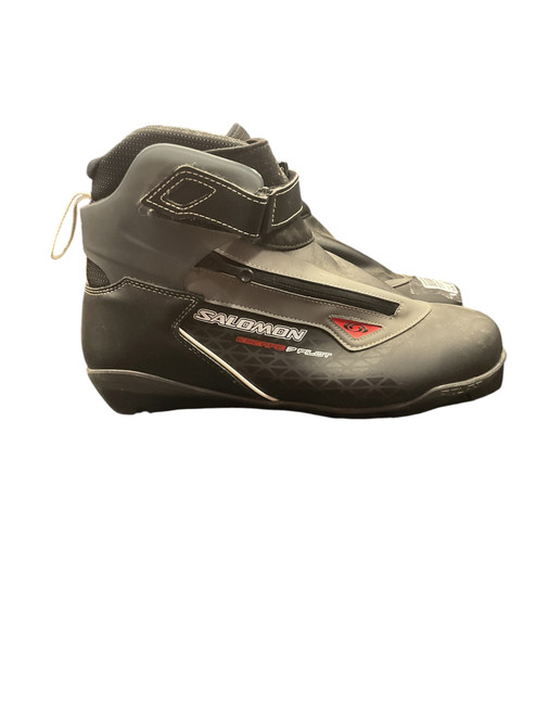 Vist Large View of Product Image Which is Used Salomon Mens SNS XC Ski Boots Black M 11-11.5