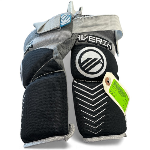Vist Large View of Product Image Which is Used Maverik CHARGER Lacrosse Arm Pads/Guards Black LG