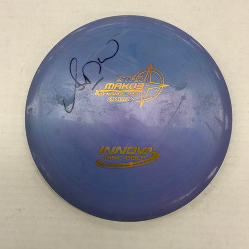 Vist Large View of Product Image Which is Used Innova STAR MAKO 3 Disc Golf Mid Range Purple 180g