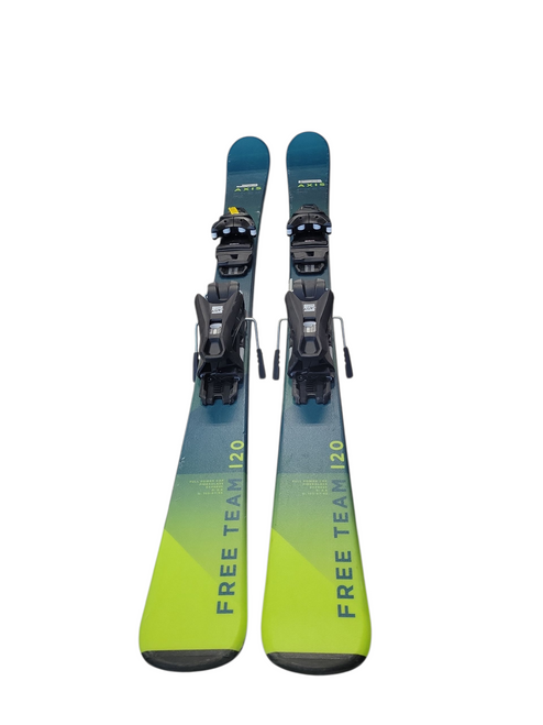 Vist Large View of Product Image Which is Used AXIS SKIS W/ 4.5 BINDINGS Boys DH Ski/Binding Green 120 cm