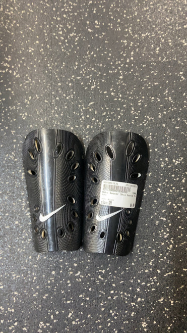 Vist Large View of Product Image Which is Used Nike Soccer Shin Guards Youth Black SM