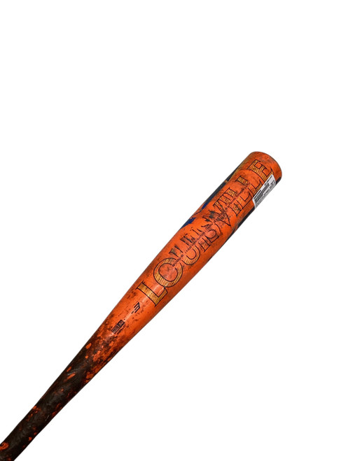 Vist Large View of Product Image Which is Used Louisville Slugger ATLAS BBATB3-23 BB/SB High School -3 Bat Orange 33"