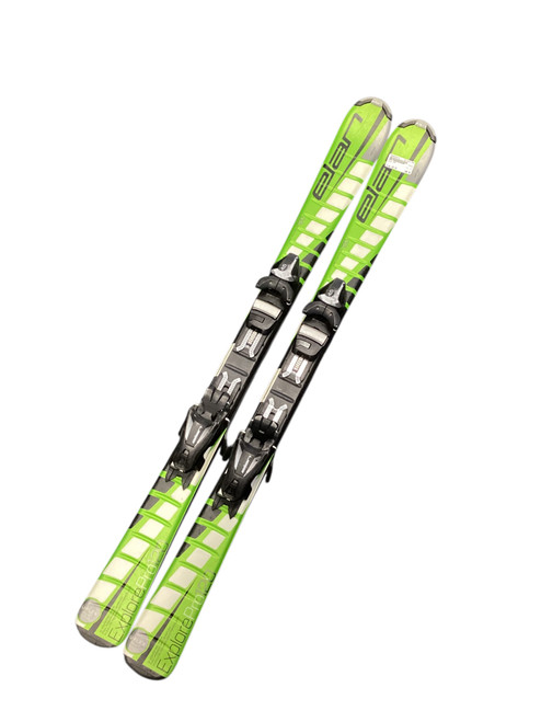 Vist Large View of Product Image Which is Used Elan EXP Boys Downhill Ski/Binding 120 cm
