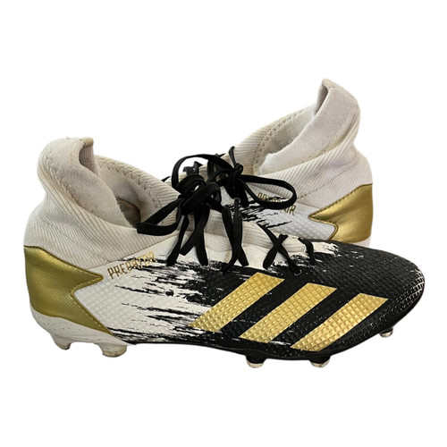 Vist Large View of Product Image Which is Used Adidas Soccer Cleats Black Senior 7.5