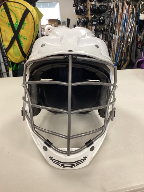 Vist Large View of Product Image Which is Used Cascade CPV-R Lacrosse Helmet White S/M