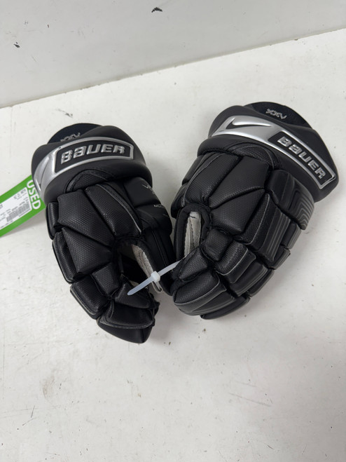 Vist Large View of Product Image Which is Used Bauer VAPOR XXV Junior Gloves Black 12"
