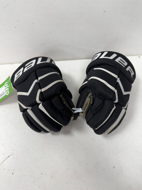 Vist Large View of Product Image Which is Used Bauer LEGACY Youth Gloves Black 10"