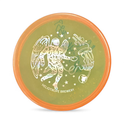 Vist Large View of Product Image Which is Used HELIOTROPE BREWERY Disc Golf Mid Range Orange