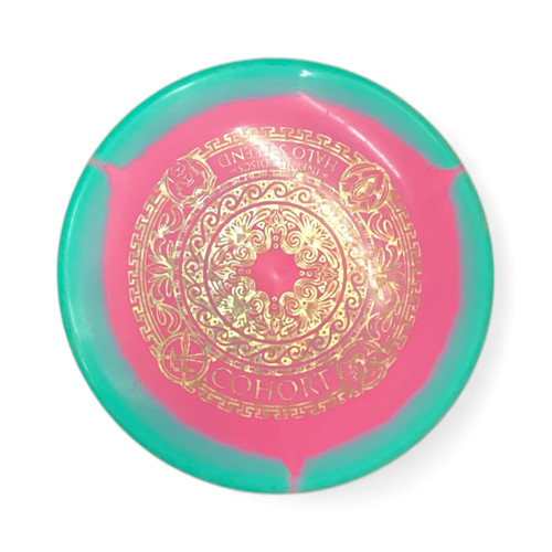 Vist Large View of Product Image Which is Used Infinite Discs COHORT HALO-BLEND Disc Golf Mid Range Pink