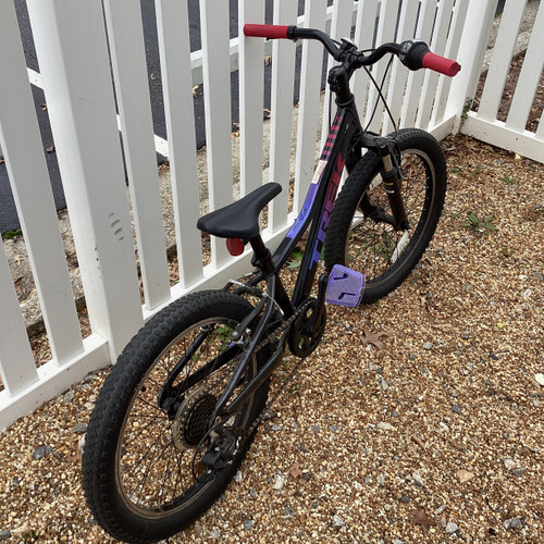 Vist Large View of Product Image Which is Used Trek PRECALIBER 20 Mountain Bike Girls Black 20"