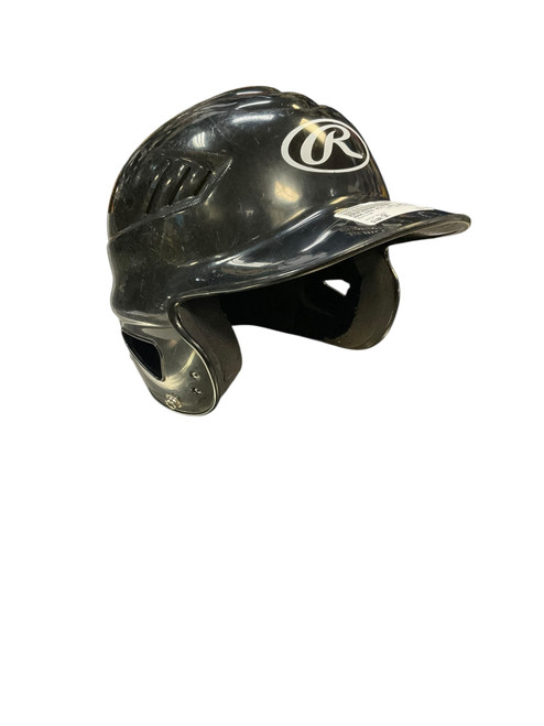 Vist Large View of Product Image Which is Used Rawlings RCFH BATTING HELMET Batting Helmet No Mask Black SM
