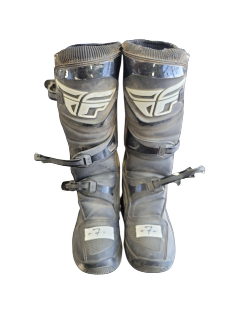 Vist Large View of Product Image Which is Used FLY RACING MAVERIK BOOTS Mens Boots Black Senior 7