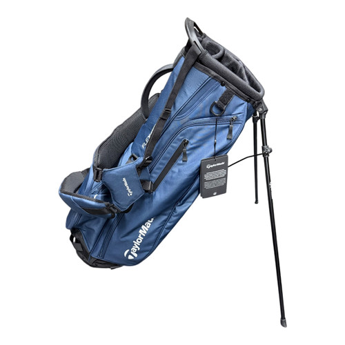 Vist Large View of Product Image Which is Used Taylormade 2024 FLEXTECH PREMIUM CARRY BAG Mens Stand Bag Navy Blue