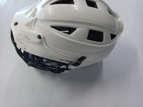 Vist Large View of Product Image Which is Used Cascade CPVR Lacrosse Helmet White One Size