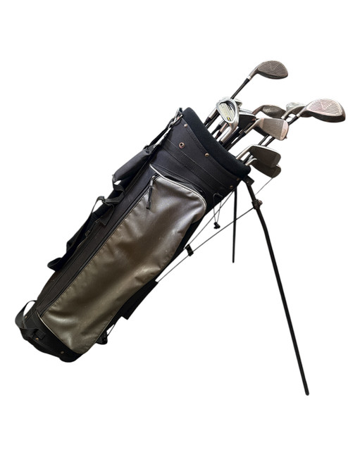 Vist Large View of Product Image Which is Used Wilson PRO STAFF Mens Package Set RH Black 13 Piece