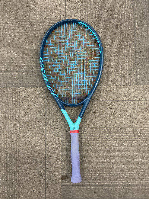 Vist Large View of Product Image Which is Used Head INSINCT PWR Womens Tennis Racquet Navy Blue 4 1/8"