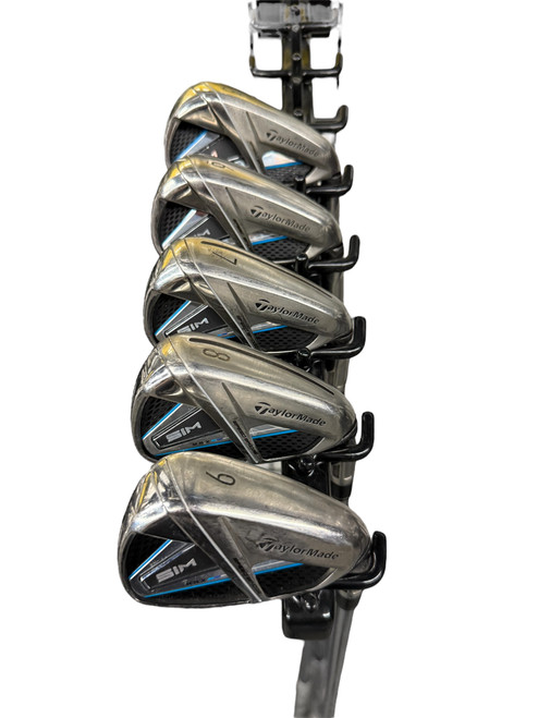 Vist Large View of Product Image Which is Used Taylormade SIM MAX Mens Iron Set RH 5I-9I