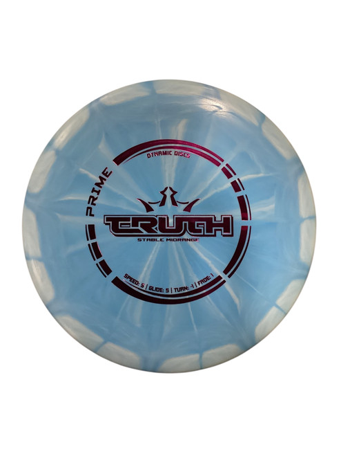 Vist Large View of Product Image Which is Used Dynamic Discs PRIME TRUTH Disc Golf Mid Range Royal Blue