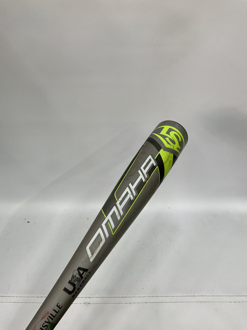 Vist Large View of Product Image Which is Used Louisville Slugger OMAHA BB/SB USA 2 5/8 Bat 27"