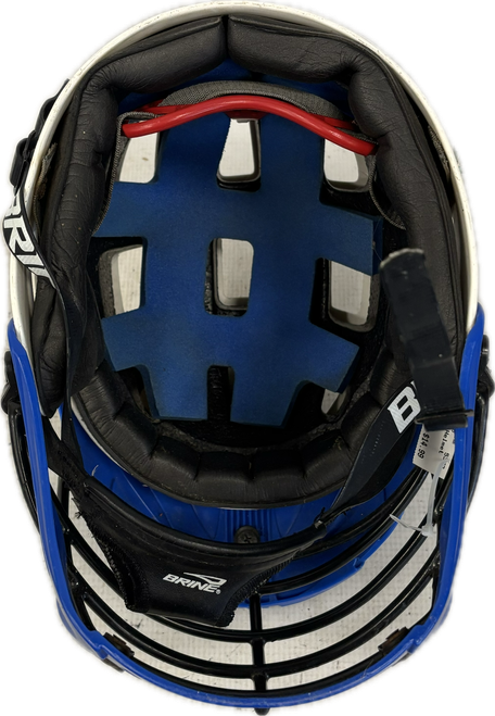 Vist Large View of Product Image Which is Used Cascade Lacrosse Helmet Royal Blue XXS