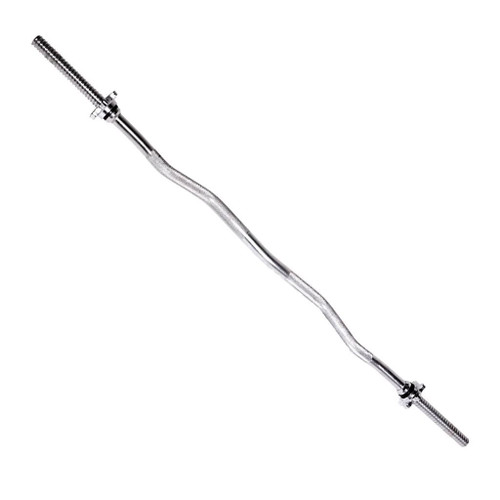 Vist Large View of Product Image Which is New CAP 47" THREADED EZ CURL BAR # RB-47T