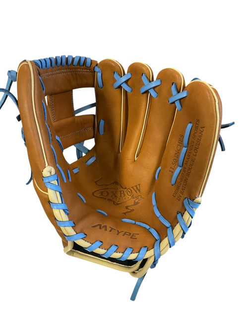 Vist Large View of Product Image Which is Used Mizuno OXBOX BB/SB Glove RH Throw Brown 11 1/2"