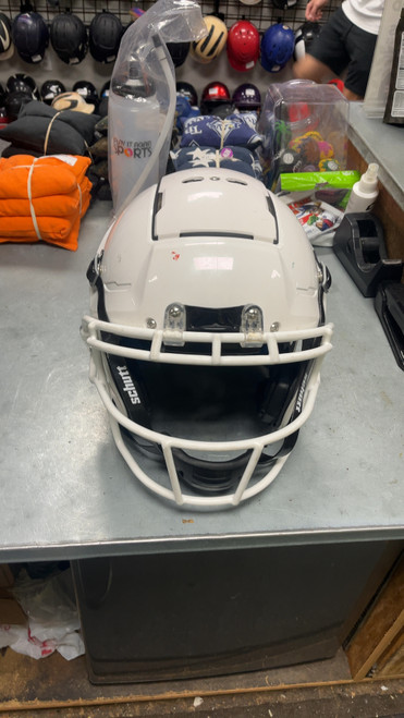 Vist Large View of Product Image Which is Used Schutt F7 VTD FB Helmet White SM