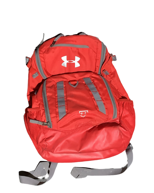 Vist Large View of Product Image Which is Used Under Armour BAG BB/SB Player Backpack Red