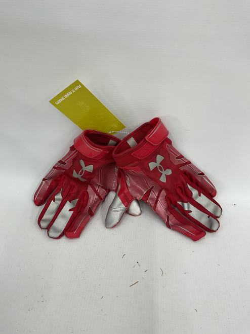 Vist Large View of Product Image Which is Used Under Armour GLOVES FB Gloves Red MD