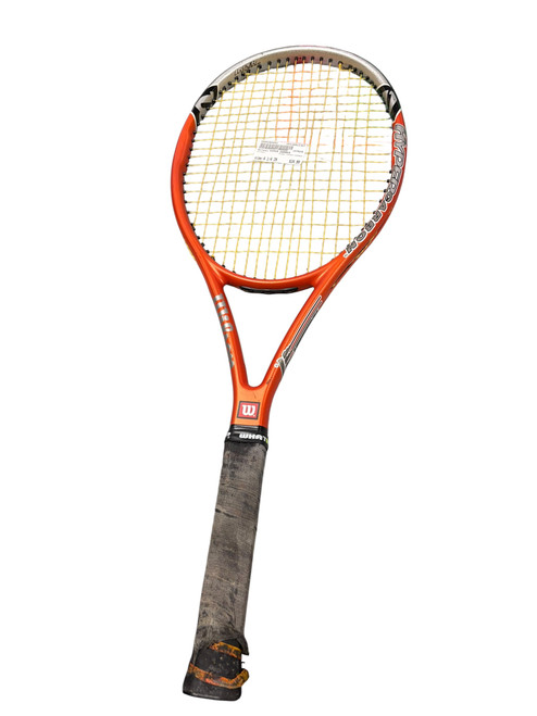 Vist Large View of Product Image Which is Used Wilson HYPER HAMMER Adult Tennis Racquet None 4 1/4"