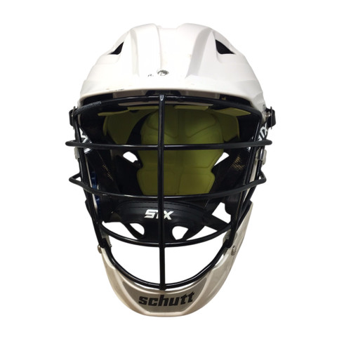 Vist Large View of Product Image Which is Used STX STALLION 100 Lacrosse Helmet White M/L